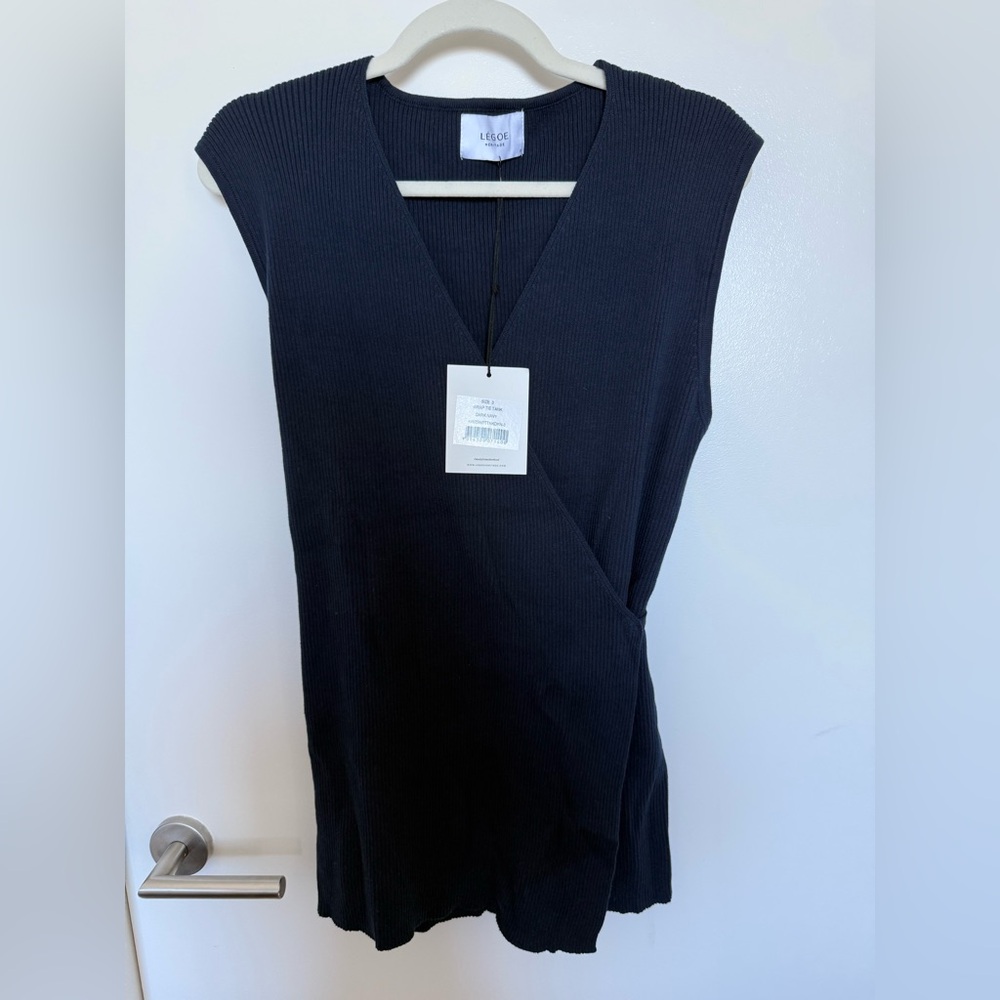 Elegant Black V-Neck Blouse